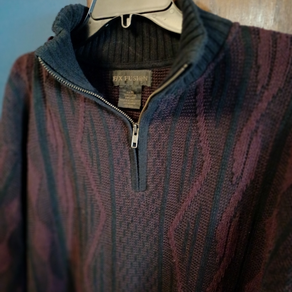 FX Fusion cotton sweater sz XL